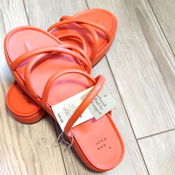(10-2296) 🔥3/$20🔥  A New Day Apricot Orange DORY Size 7 - Picture 7 of 12